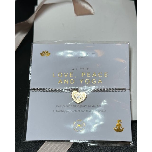 934 - Joma Jewellery 'A Little Love, Peace & Yoga' Bracelet