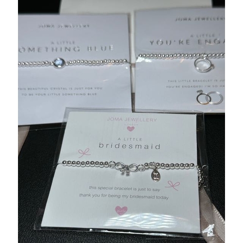 953 - Joma Jewellery 'A Little Something Blue, You're Engaged + Bridesmaid Bracelets