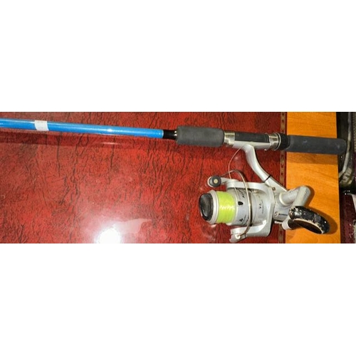 299 - Jarvis Walker Devil 6' Light Spin Rod with Reel