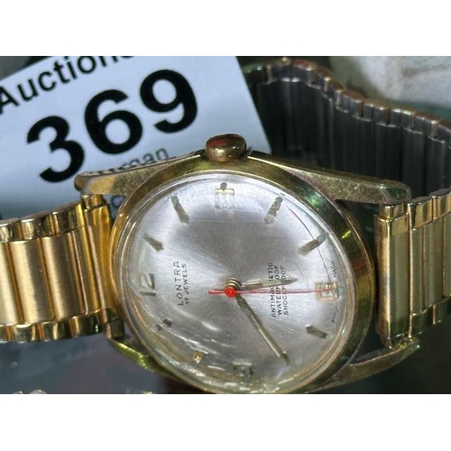 369 - Vintage Lontra 17 Jewels Antimagnetic Watch