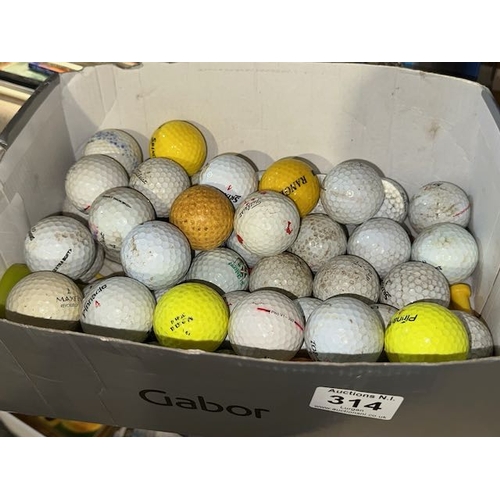 314 - Box Of Golf Balls