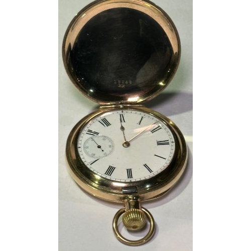 356 - Waltham 2 Plates of Gold Pocket Watch