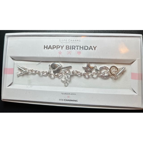 915 - Life Charms Happy Birthday Charm Bracelet