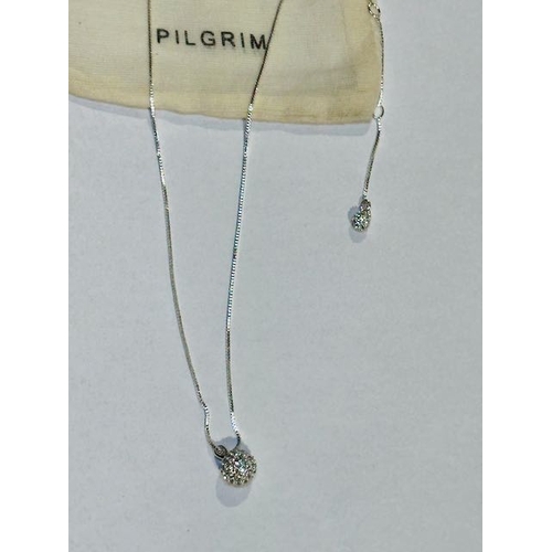 1001 - Tagged Pilgrim Shambala Pendant Necklace