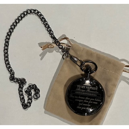 1046 - 'To My Nephew' Pocket Watch