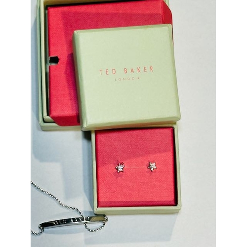 907 - Ted Baker Adjustable Bracelet & Pair Of Ted Baker Star Earrings