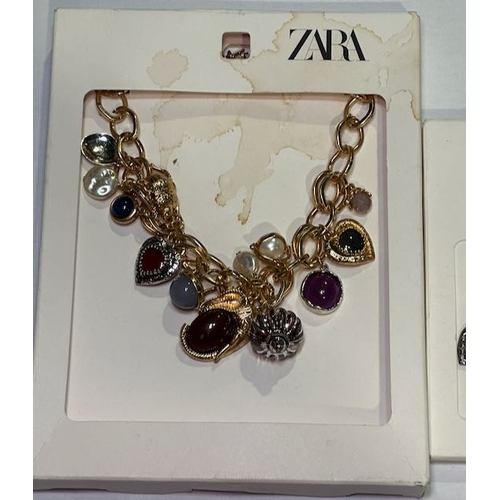 919 - Tagged Zara Necklace & Matching Earrings