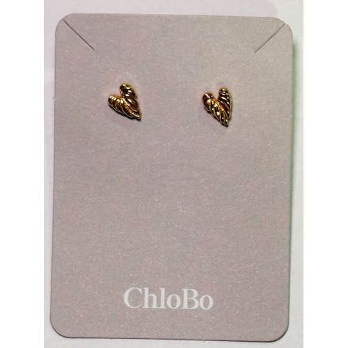 922 - Pair Of Chloe Heart Earrings