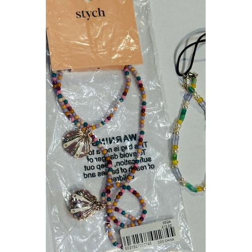 971 - Stych Clamshell Necklace & Bracelet + & Other Stories Fresh Water Pearl Bracelet