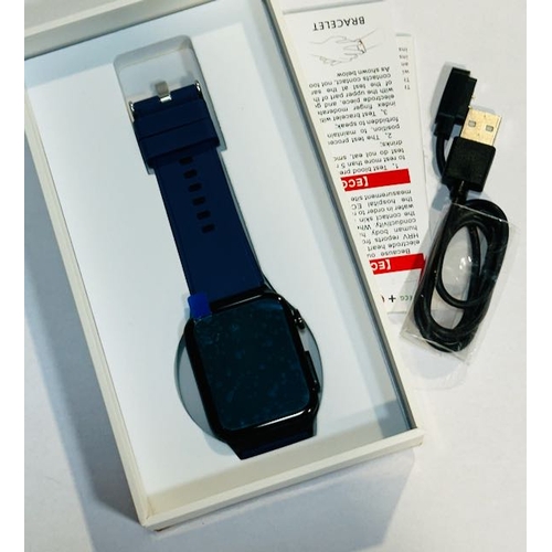 986 - Boxed Smartwatch On Navy Strap