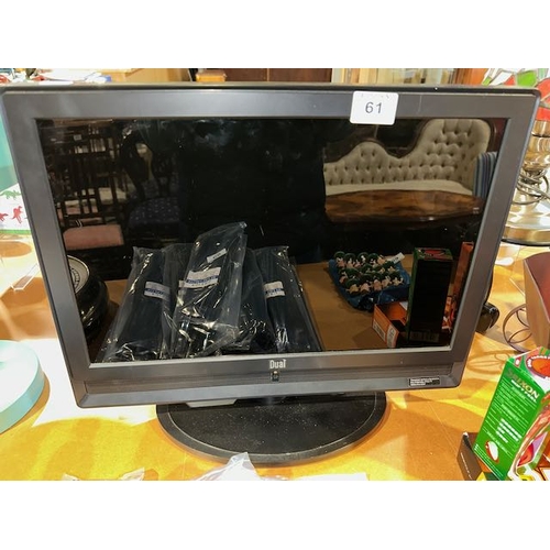 61 - Dual LCD TV/Combi DVD Player 19