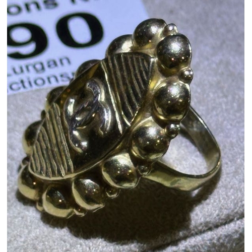 396 - 14k Statement Ring