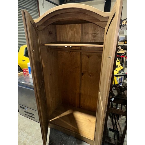 626 - Mexican Pine 2 Door Wardrobe