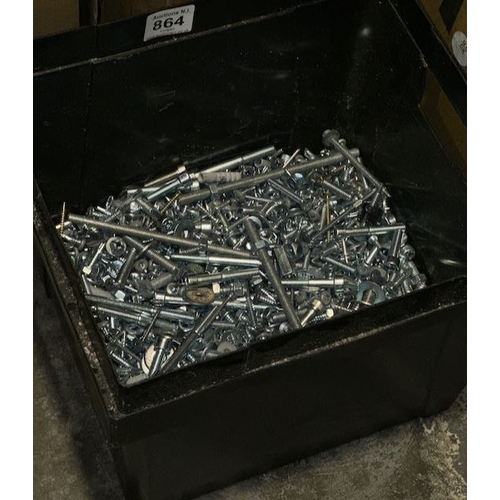 864 - Large Bucket Of Bolts