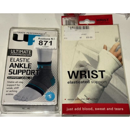 871 - Elasticated Ankle + Wrist Support