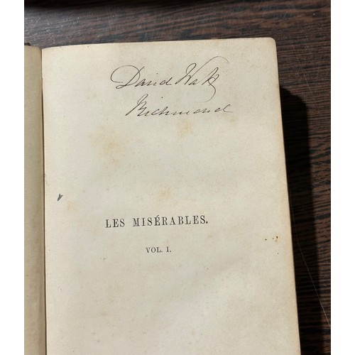 749 - Les Misérables by Victor Hugo - Second Edition in Three Volumes - Vol 1 - Dated 1862