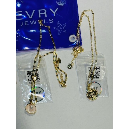 1000 - 3 x Evry Jewels Gold Tone Necklaces