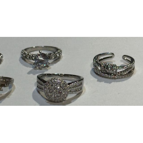 1008 - 6 x Dress Rings