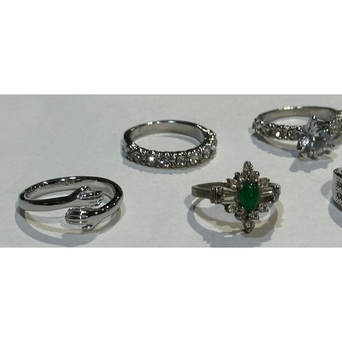 1008 - 6 x Dress Rings