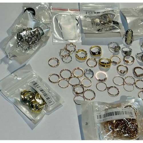 1024 - Large Lot Of Dress Rings