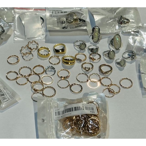 1024 - Large Lot Of Dress Rings