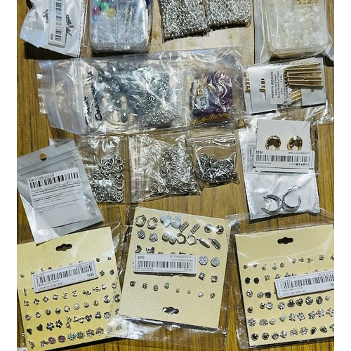 1045 - Collection of Earrings & Jewellery Making Accessories