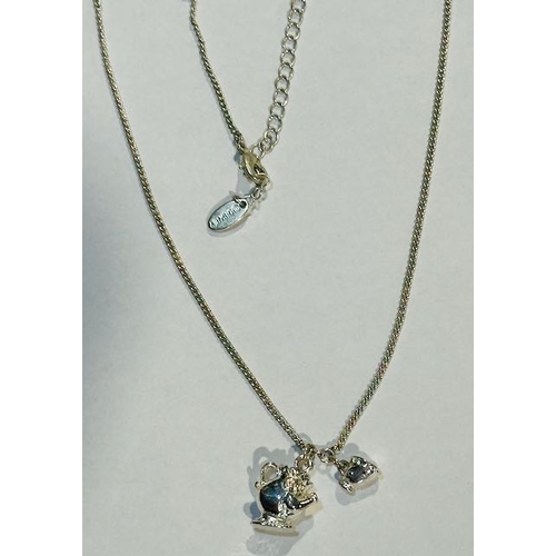 998 - Disney Mrs Potts & Chip Necklace