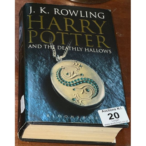 20 - Harry Potter And The Deathly Hallows Hard Back First Edition