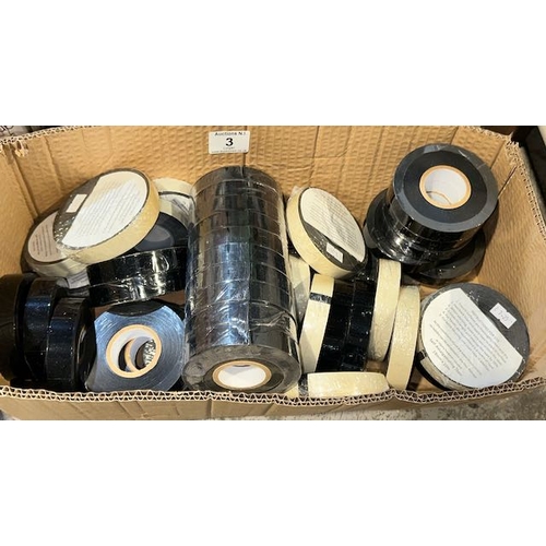 3 - Approx 44 Rolls Of Assorted Tape Incl Self Amalgamating