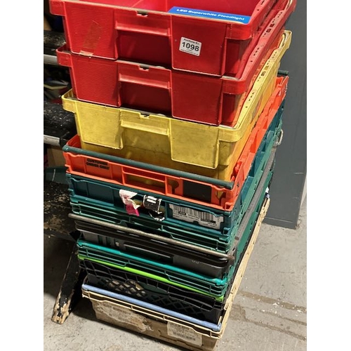 1098 - Stack of 10 Crates