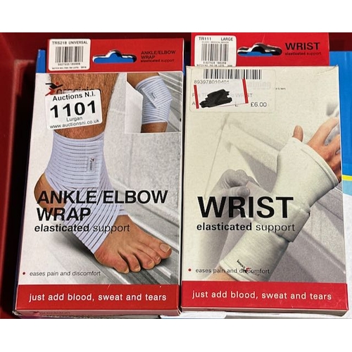 1101 - Wrist Elasticated Support + Ankle/Elbow Wrap Elasticated Support