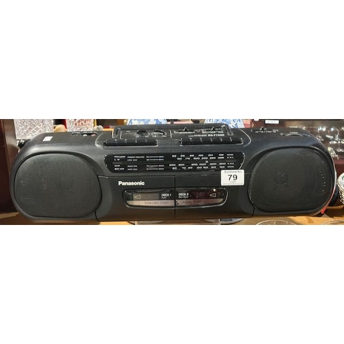 79 - Panasonic Stereo - No Powerlead/Dual Powered