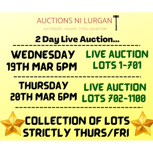 1 - 2 Day Live Auction