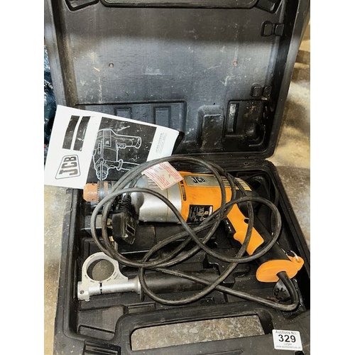 329 - JCB Electric Hammer Drill In case