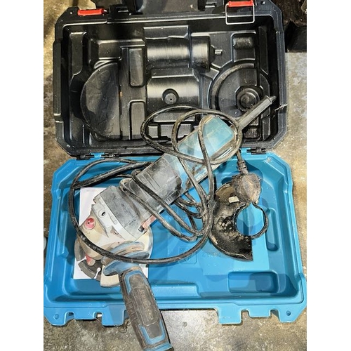 330 - Erbauer Electric Angle Grinder In Case