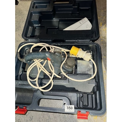350 - Bosch 110v Planer In case