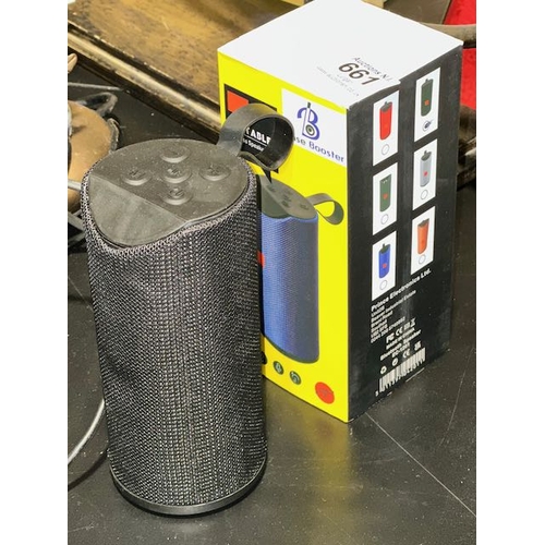 661 - Box Sealed Base Booster Portable Wireless Bluetooth Speaker