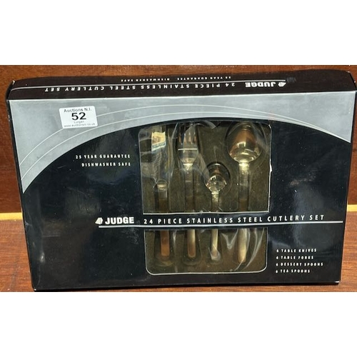52 - Judge 24pc Cutlery Set