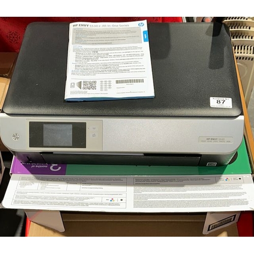 87 - Boxed HP Envy 5530 All IN One Printer