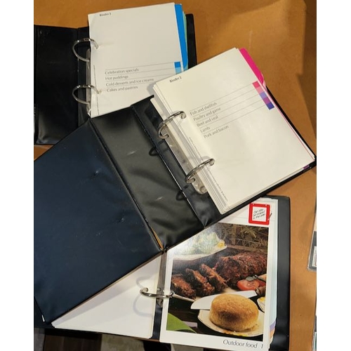 140 - 3 x Folders of Vintage Good Hostess Recipes