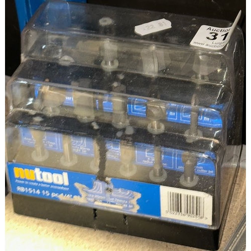 319 - Nu Tool Router Bit set