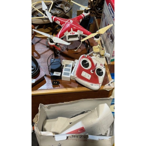 20 - Phantom 2 Vision Drone In Original Box Untested