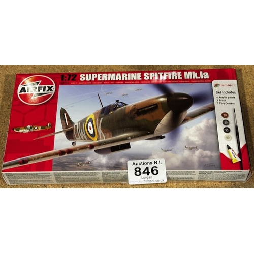 846 - Box Sealed Airfix 1:72 Supermarine Spitfire MK.IA