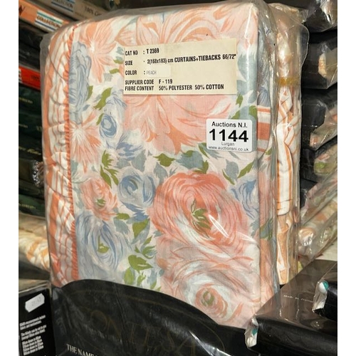 1144A - Approx 15 x Pairs Of Unused Curtains - Assorted Sizes/Colours