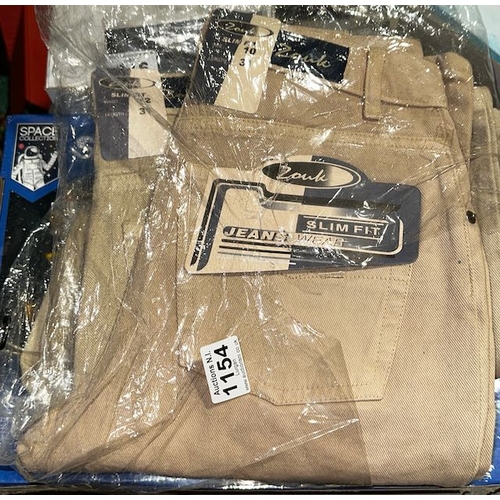 1154 - 2 x Tagged Pairs Of Slim Fit Ladies Jeans Zouk Size 10R + 12R