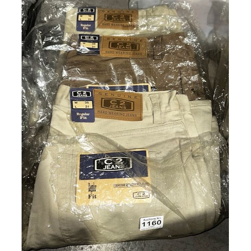1160 - 3 x Pairs Of Jeans W30 L31 - Worker & C2 Jeans