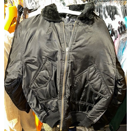 1163 - Unused Black Padded Jacket Size Med