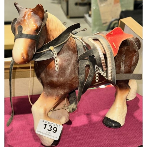 139 - Vintage Shire Horse - Approx 10