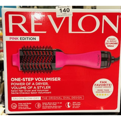 140 - Revlon Pink Edition One-Step Volumiser