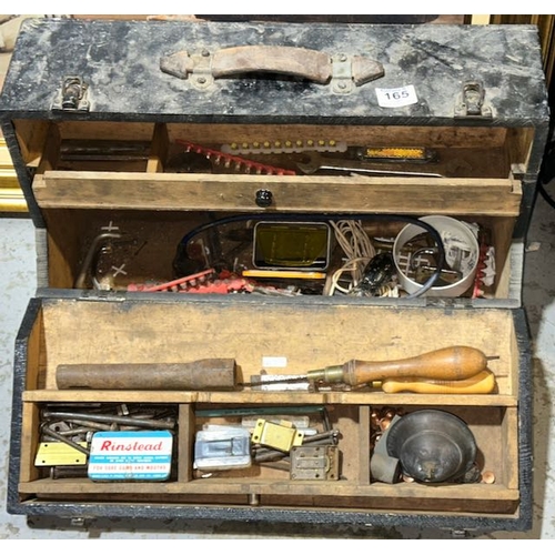 165 - Carpenters Toolbox & Contents